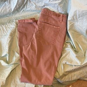 True Craft Women's Dusty Pink Straight Leg Jeans
